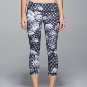 Lululemon Wunder Under Crop II Polka Dot